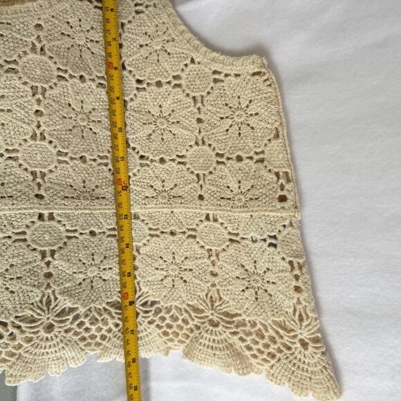 🎉😀CLEARANCE SALE!!😀🎉REBELLION AGAIN Lace Cropped Tank Top NWT - Picture 6 of 6